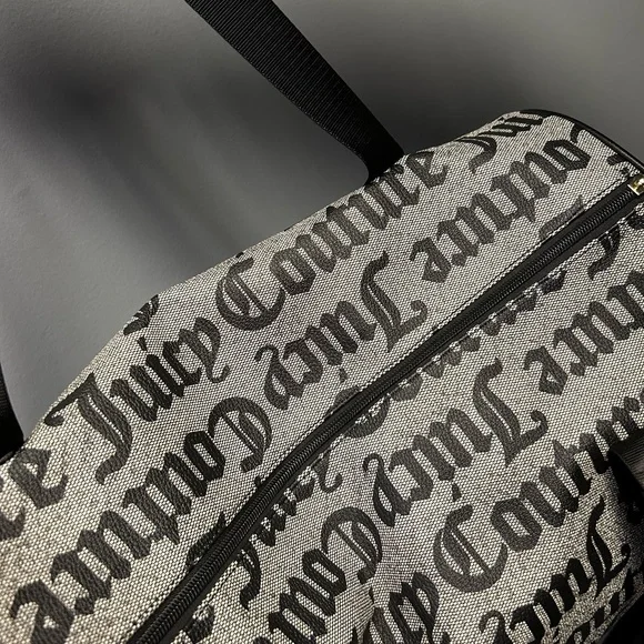 Juicy Couture Black and Gray Duffel Bag - Picture 4 of 6